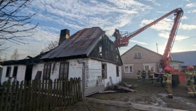 8 godzin intensywnej pracy strażaków