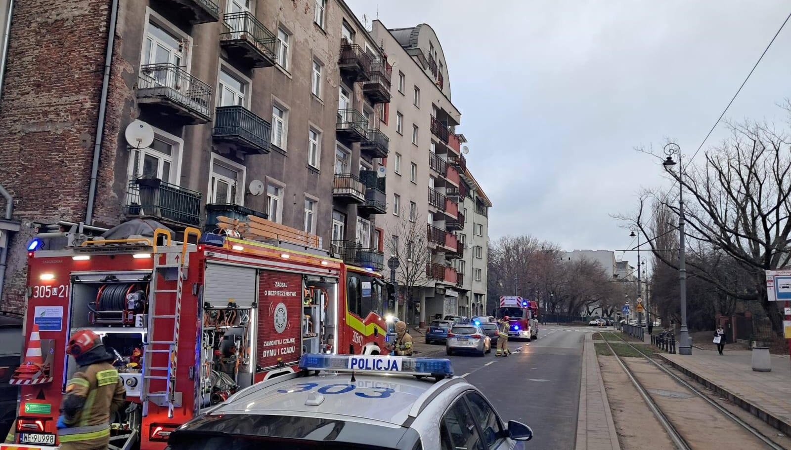 Tragiczny pożar w kamienicy na ulicy Wileńskiej