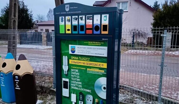 Nowoczesny punkt zbiórki elektroodpadów na osiedlu Borki