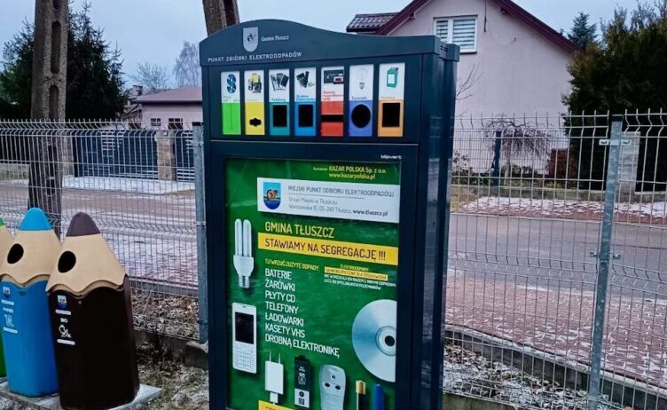 Nowoczesny punkt zbiórki elektroodpadów na osiedlu Borki