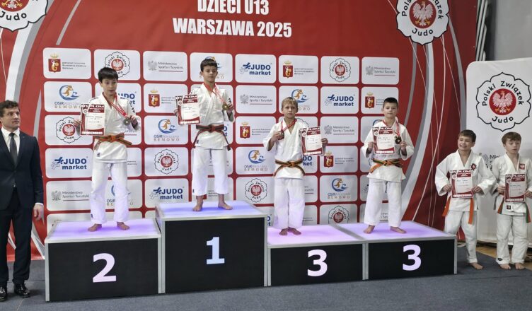 UKS "SameJudo" z sukcesami na Pucharze Polskiego Związku Judo Dzieci U13