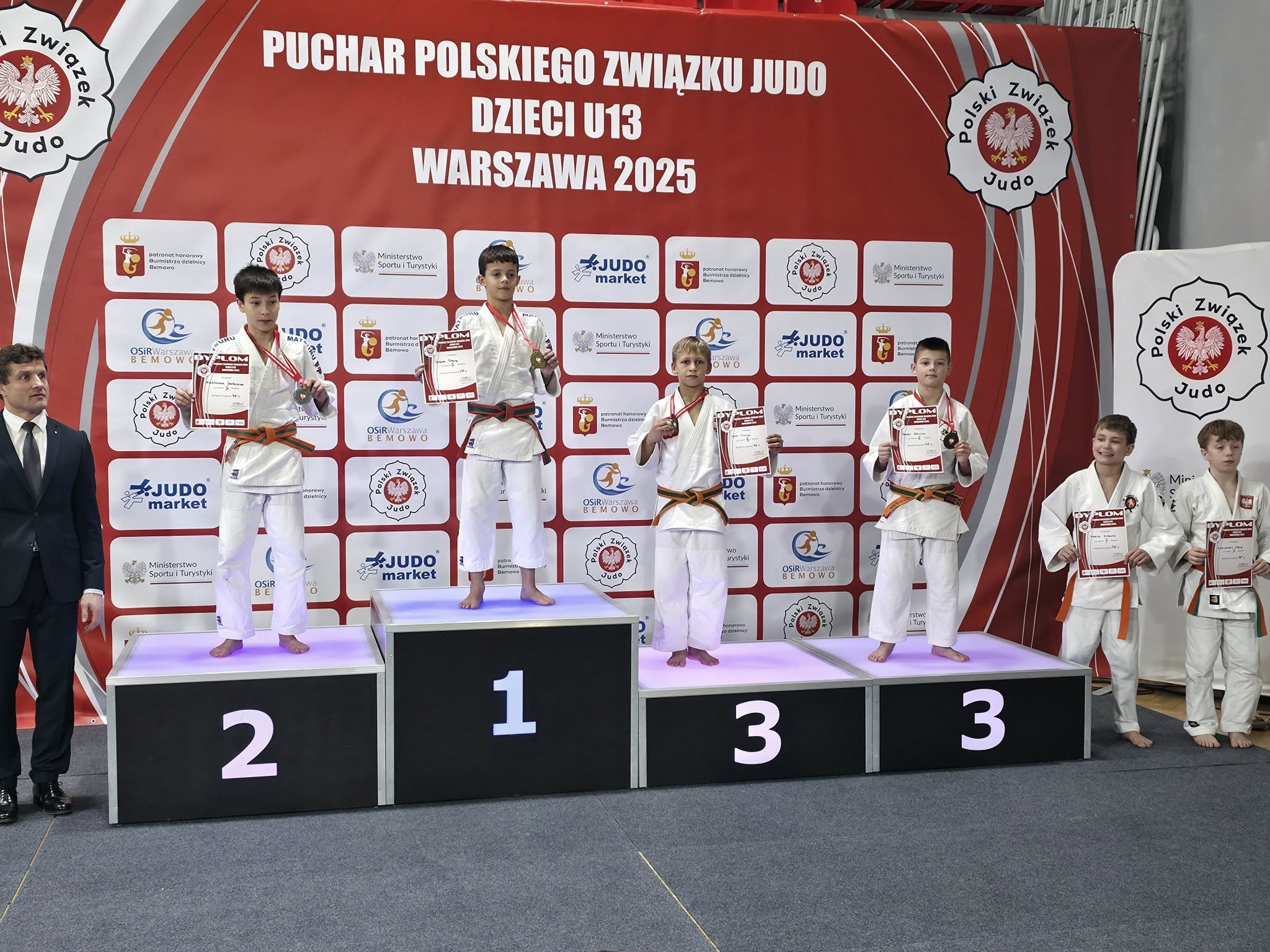UKS "SameJudo" z sukcesami na Pucharze Polskiego Związku Judo Dzieci U13