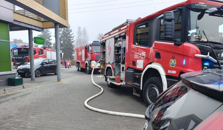 Pożar w przychodni w Kobyłce