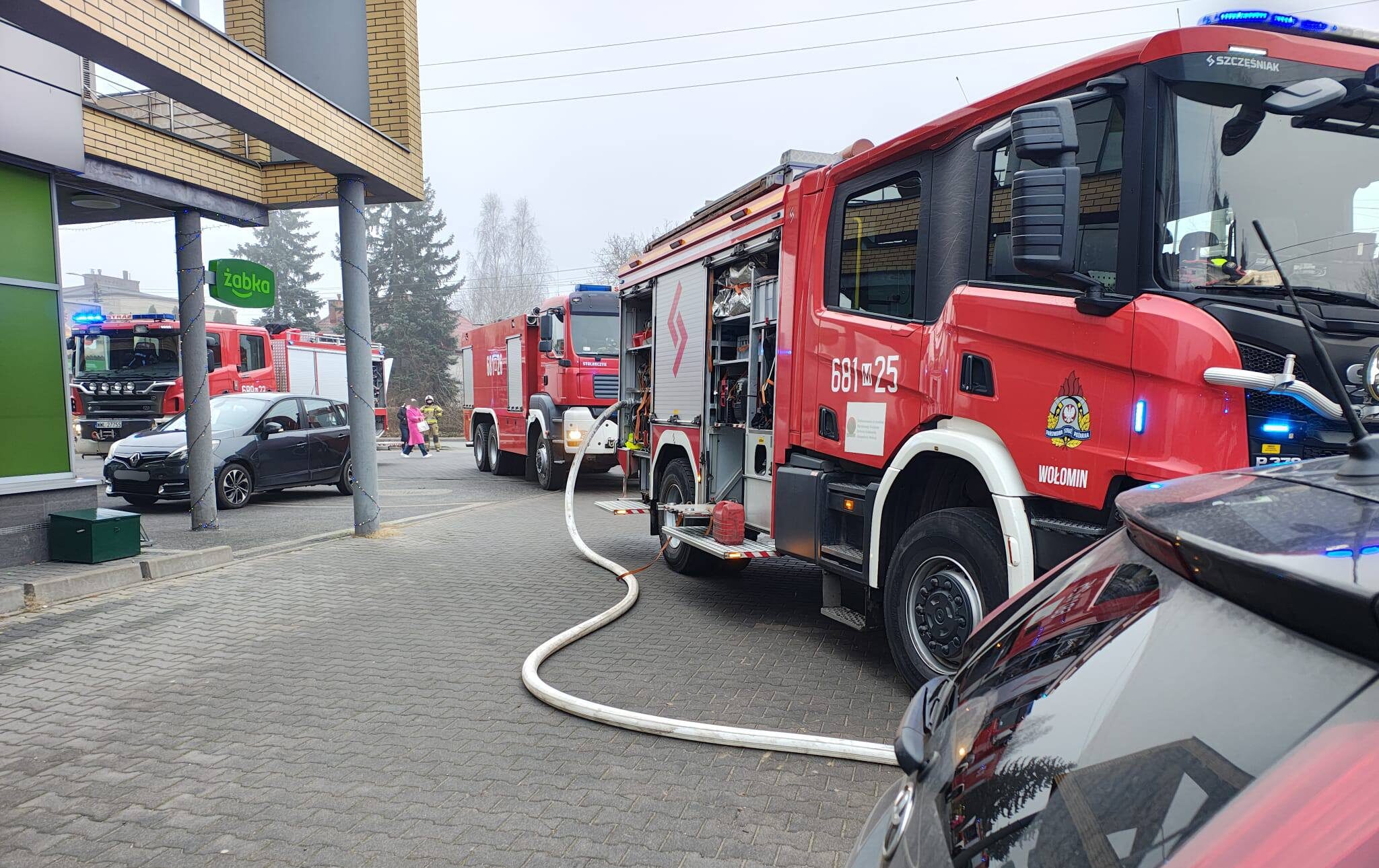 Pożar w przychodni w Kobyłce