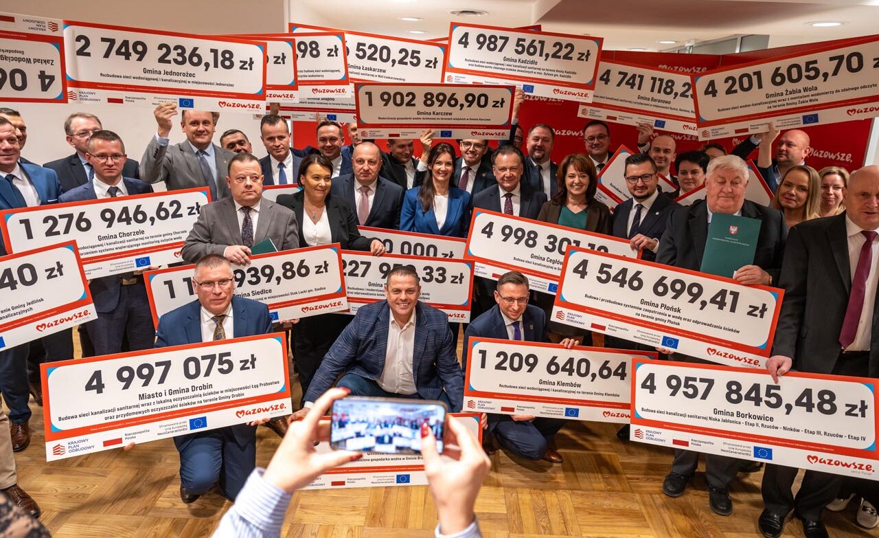 Ponad 115 mln zł z KPO dla mazowieckich gmin