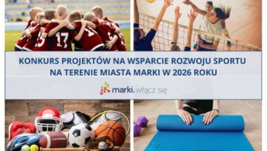 Marki - Konkurs na wsparcie rozwoju sportu w 2026 r.