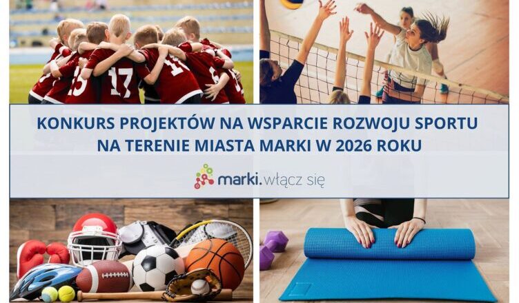 Marki - Konkurs na wsparcie rozwoju sportu w 2026 r.