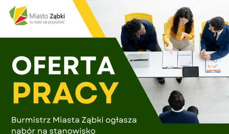 Burmistrza Miasta Ząbki ogłasza nabór w Referacie Budżetowo-Finansowym