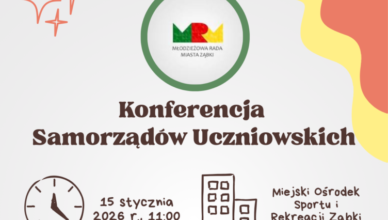 Ząbki - Konferencja dla samorządów uczniowskich już 15 stycznia 2026 r.