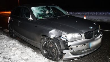 Kolejny niebezpieczny wypadek z udziałem rowerzysty na drodze K-62