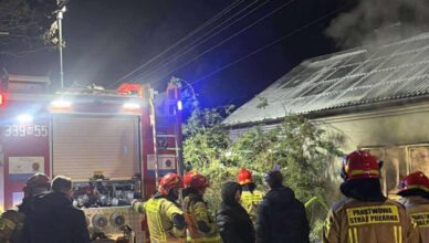 Tragiczny pożar domu - dwie ofiary śmiertelne