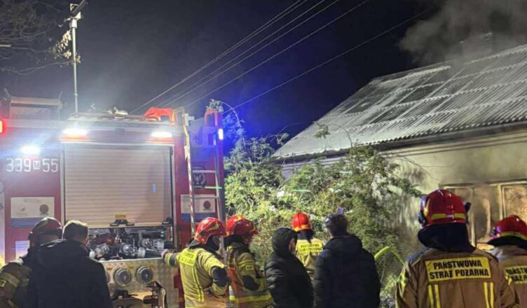 Tragiczny pożar domu - dwie ofiary śmiertelne