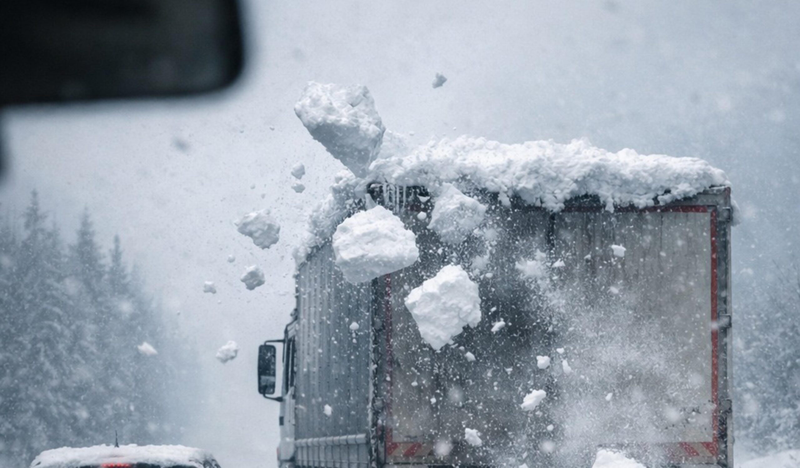 Śnieg i lód na dachu to nie detal. Zanim ruszysz w trasę odśnież swój pojazd