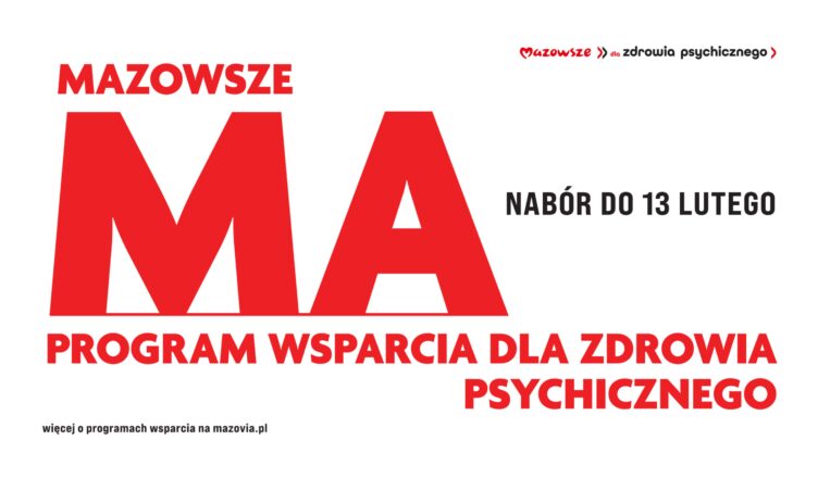 Ruszył nabór wniosków do programu „Mazowsze dla zdrowia psychicznego”
