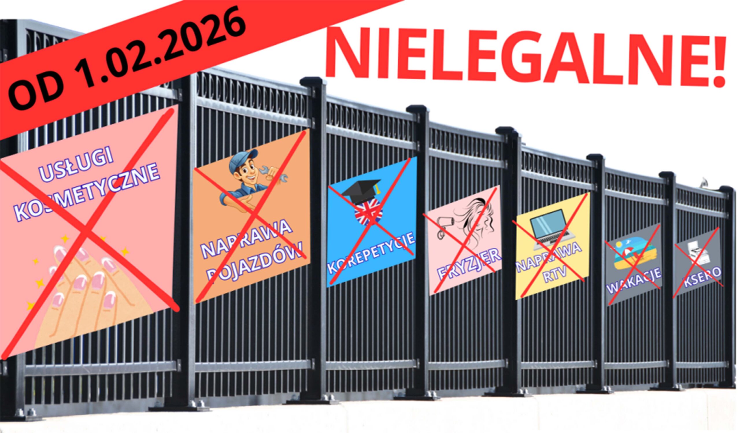 Zakaz reklam na ogrodzeniach w gminie Radzymin