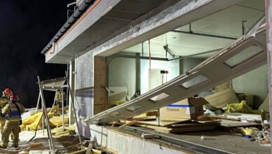 Wybuch gazu w Starym Kraszewie. Jedna osoba poszkodowana, budynek poważnie uszkodzony