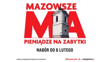 Kolejne mazowieckie zabytki odzyskają dawny blask         