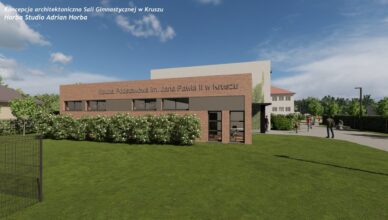 Przetarg na rozbudowę Szkoły Podstawowej w Kruszu