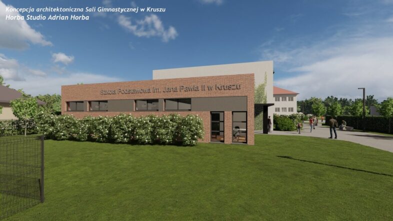 Przetarg na rozbudowę Szkoły Podstawowej w Kruszu