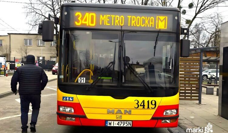 Marki - Linia 340 – więcej autobusów, dłuższe kursowanie