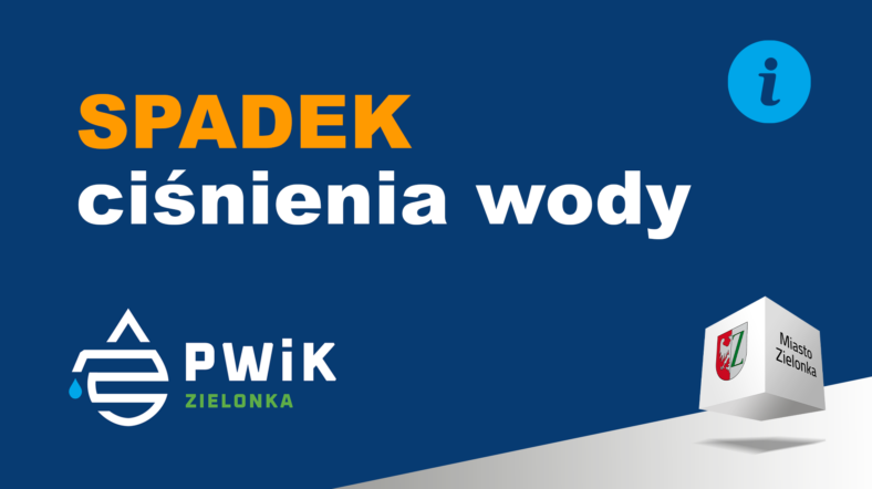 Zielonka - Spadek ciśnienia wody w nocy z 9 na 10 lutego