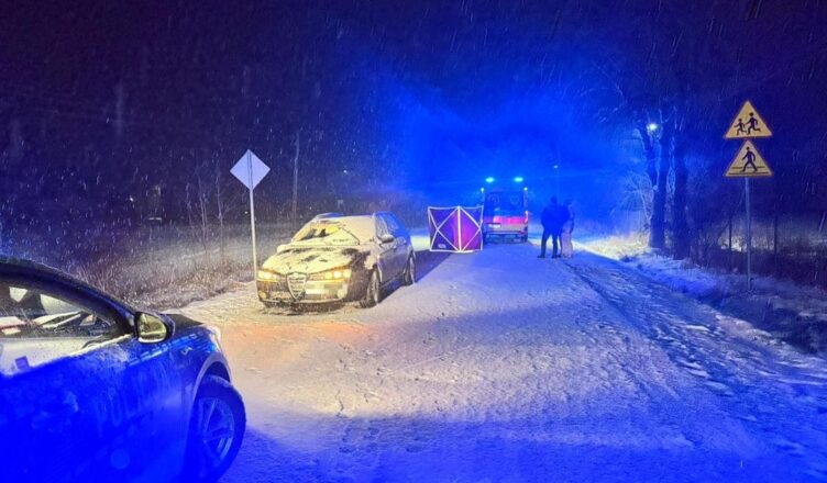 Policjanci wyjaśniają okoliczności śmiertelnego wypadku z udziałem pieszego