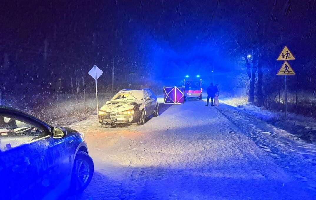 Policjanci wyjaśniają okoliczności śmiertelnego wypadku z udziałem pieszego