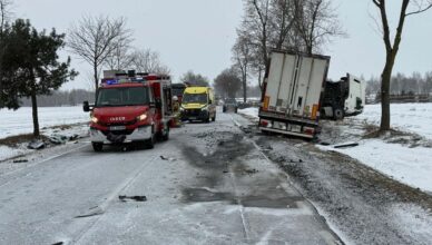 Śmiertelny wypadek na DK57
