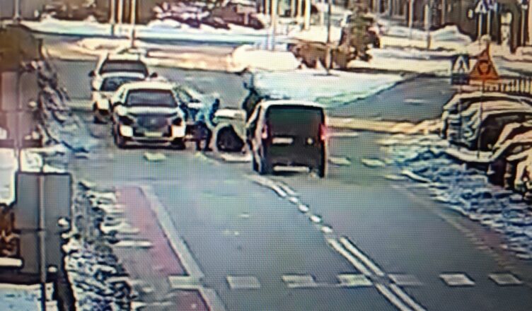 Zdarzenie drogowe z udziałem pieszej w Wyszkowie