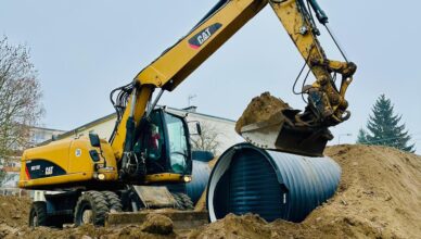 Postępują prace przy budowie Stacji Uzdatniania Wody w Tłuszczu