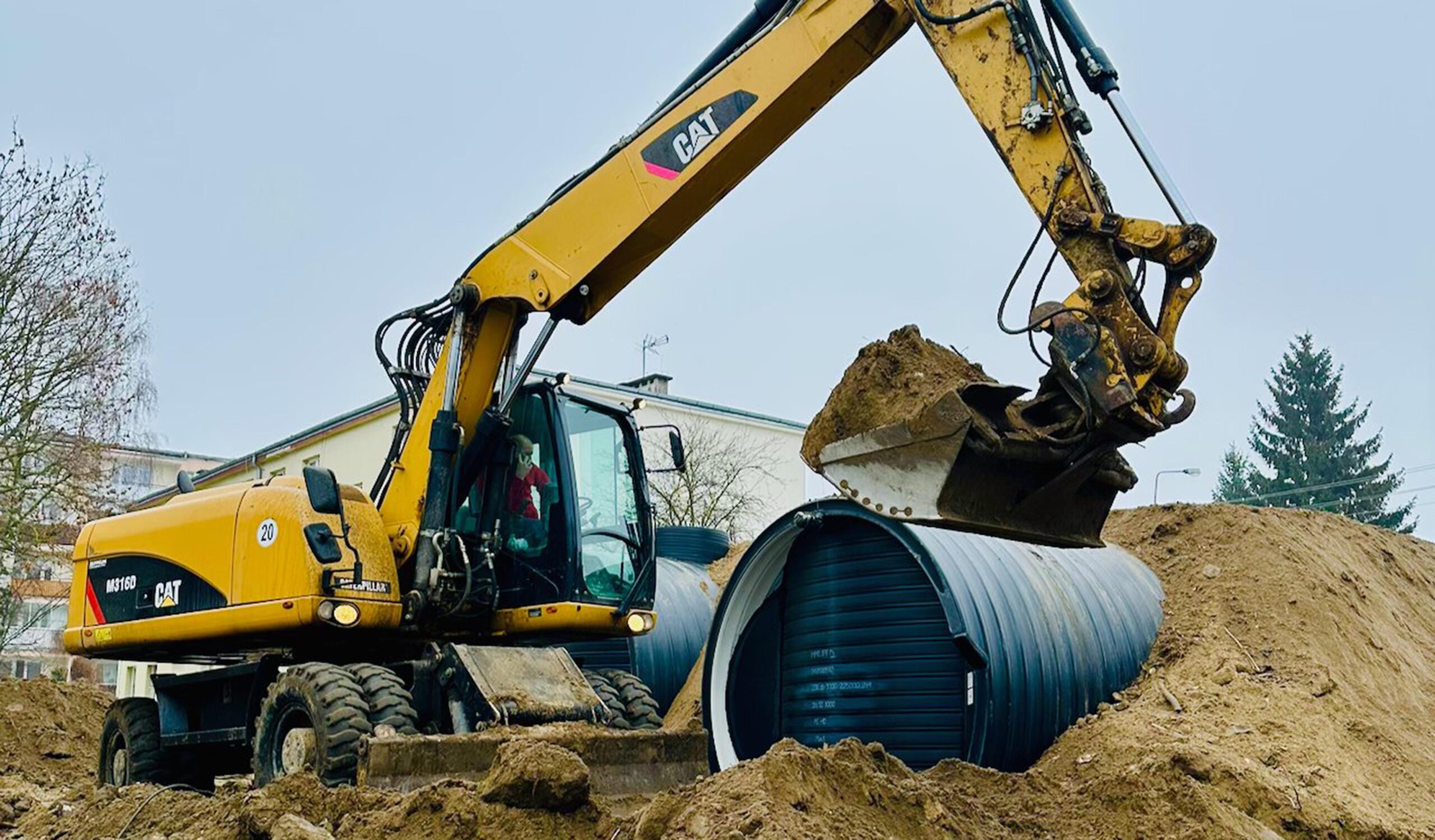 Postępują prace przy budowie Stacji Uzdatniania Wody w Tłuszczu