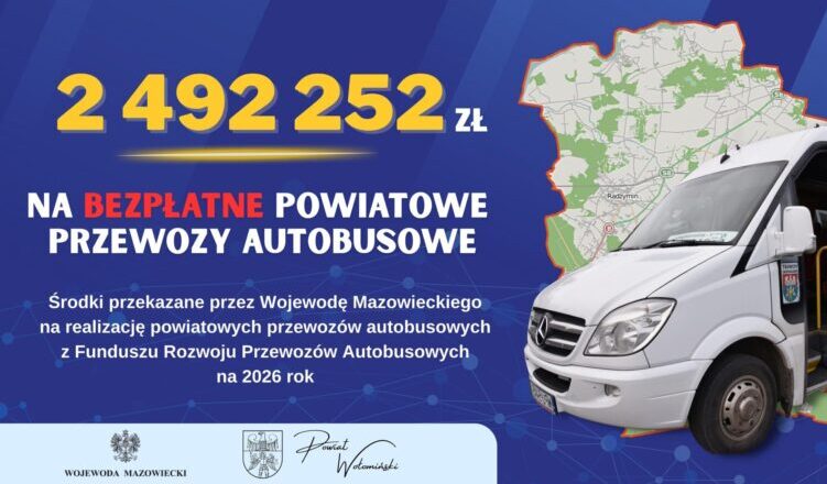 Wsparcie transportu w powiecie wołomińskim