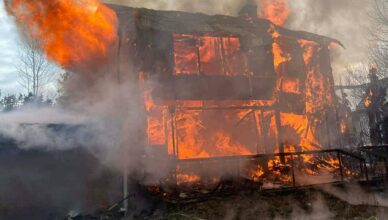 Dom stanął w płomieniach. Żywioł pochłonął cały obiekt