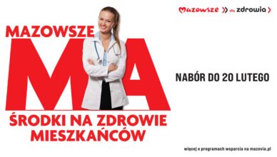 Mazowsze stawia na profilaktykę. Rusza nabór do programu „Mazowsze dla zdrowia”