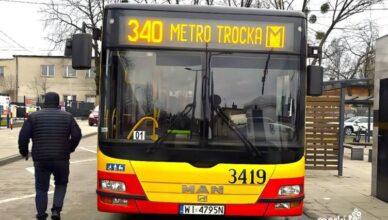 Marki - Autobus 340 - dłużej i częściej