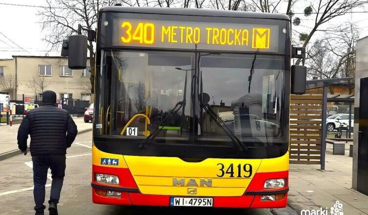 Marki - Autobus 340 - dłużej i częściej