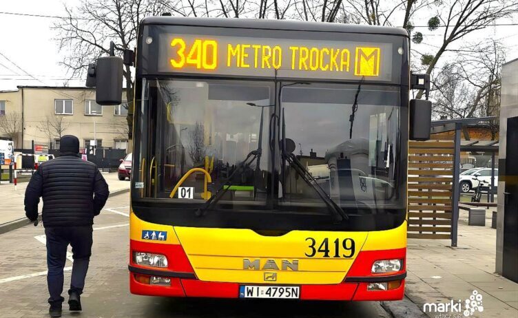Marki - Autobus 340 - dłużej i częściej