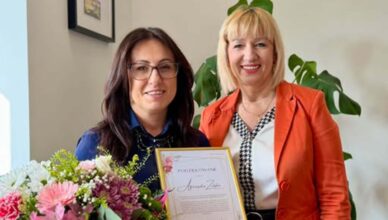 Ząbki - Agnieszka Żelska gościem Małgorzaty Zyśk Burmistrza Miasta