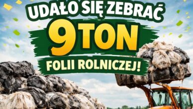 9 ton folii rolniczej – zbiórka w gminie Tłuszcz zakończona