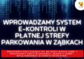 Ząbki - Nowoczesny system e-kontroli w płatnej strefie parkowania