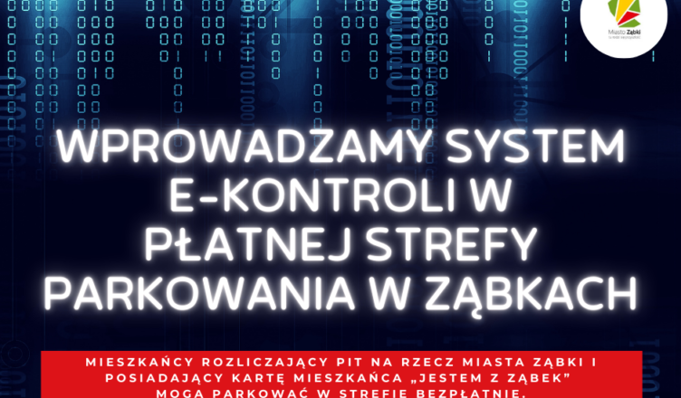 Ząbki - Nowoczesny system e-kontroli w płatnej strefie parkowania
