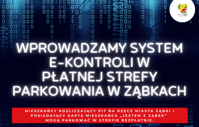 Ząbki - Nowoczesny system e-kontroli w płatnej strefie parkowania