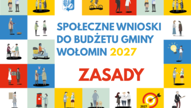 Wołomin - Społeczne Wnioski do budżetu na rok 2027- zgłoś swój projekt!