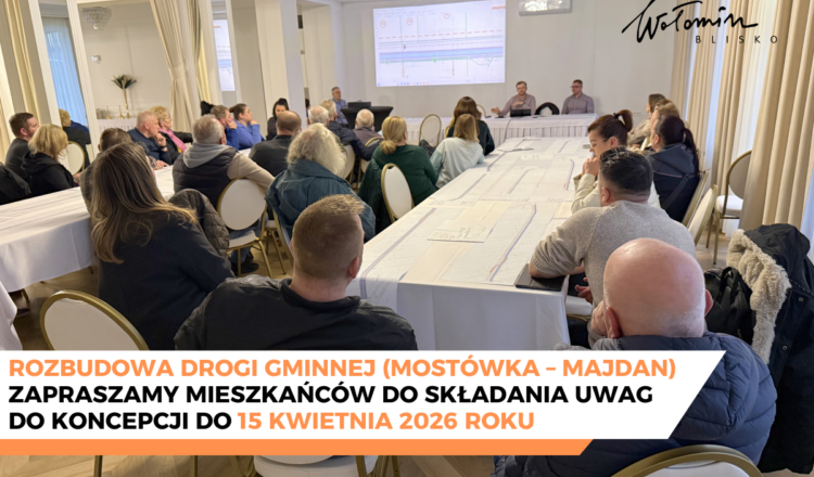 Koncepcja rozbudowy drogi gminnej Mostówka – Majdan