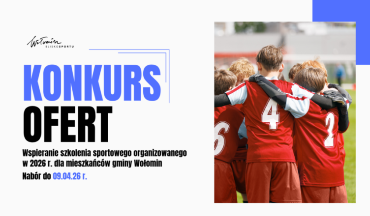 Wołomin - 700 tys. zł na szkolenie sportowe – trwa konkurs ofert