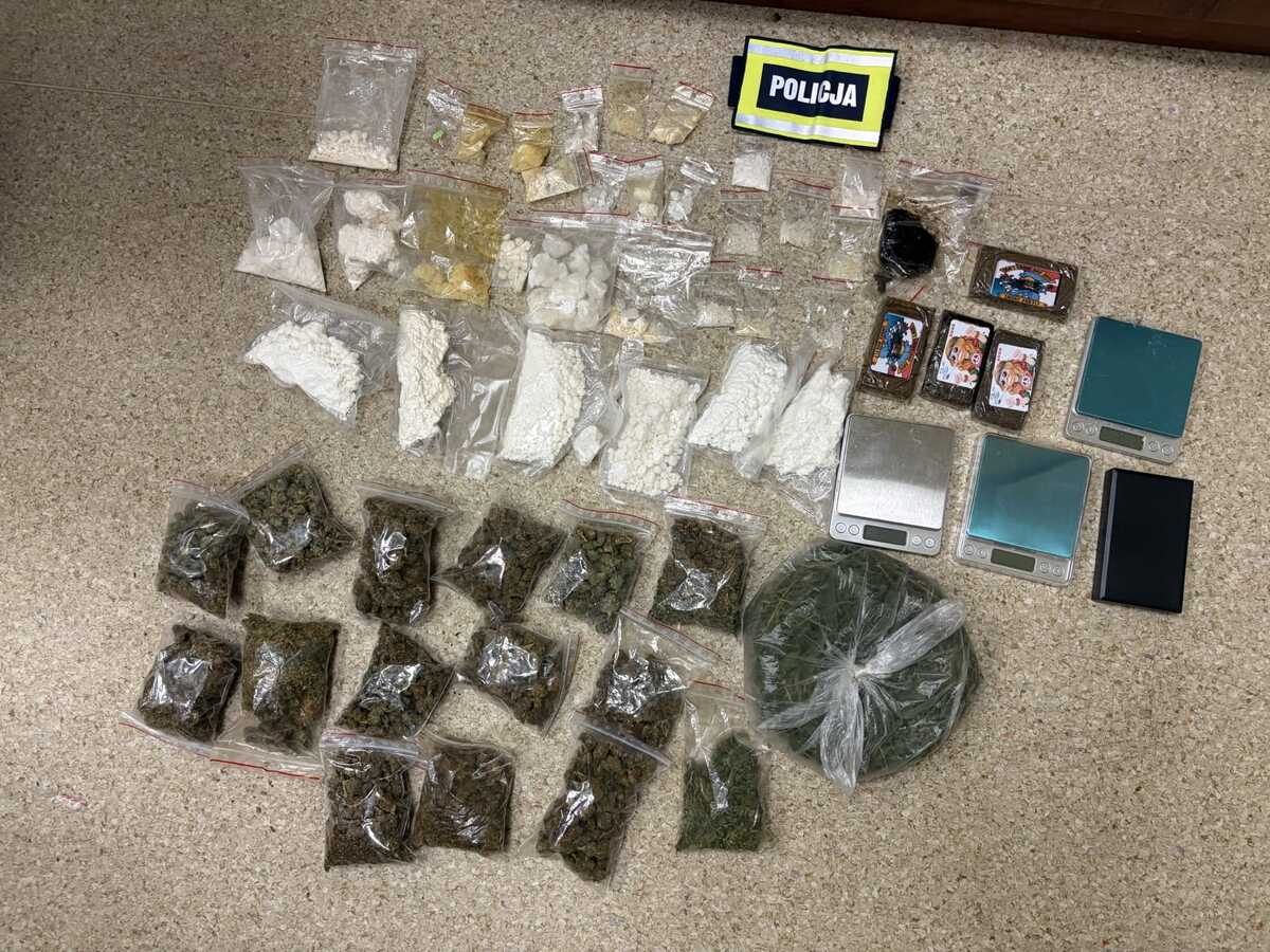 Kryminalni zabezpieczyli blisko 2 kg narkotyków