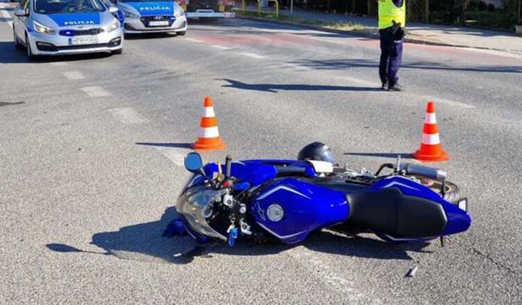 Kolejne groźne zdarzenie z udziałem jednośladu