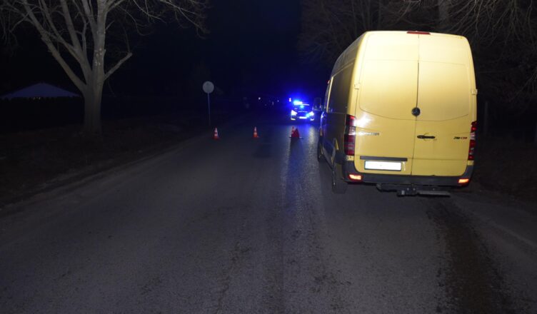 Śmiertelne potrącenie pieszego