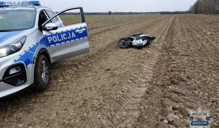 Pościg za motocyklistą w Kamiennej Woli. 35-latek odpowie przed sądem