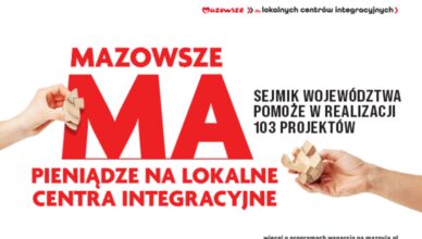 3,8 mln zł na integrację mieszkańców. Radni Województwa Mazowieckiego zdecydowali.